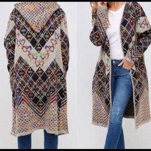 Northern Angel▫️hooded duster cardigan
